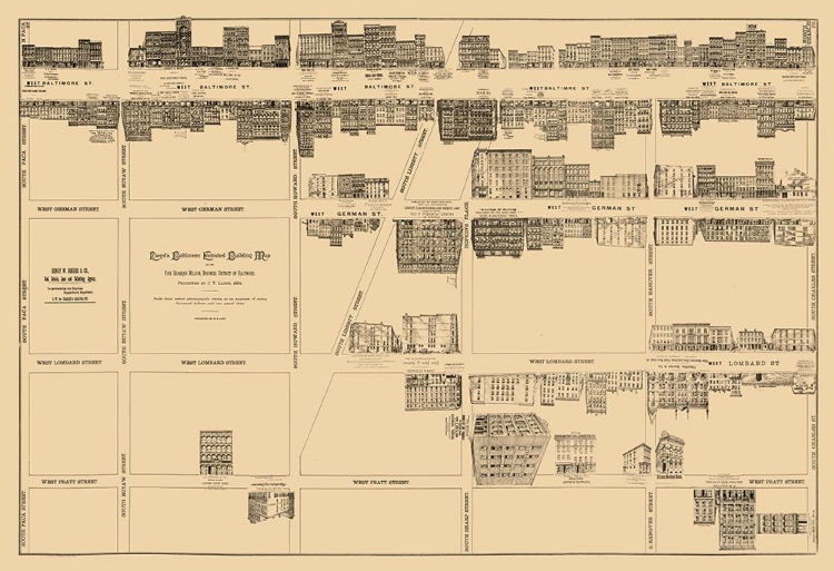 Picture of BALTIMORE MARYLAND - LLOYD 1891 