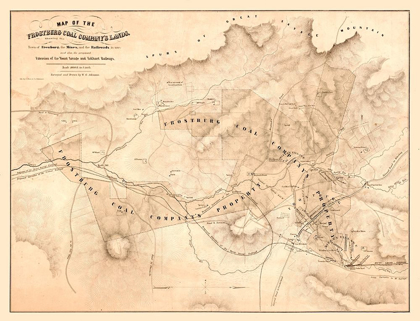 Picture of FROSTBURG MARYLAND - ATKINSON 1860  