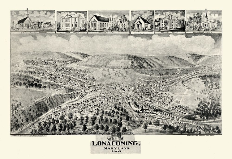Picture of LONACONING MARYLAND - FOWLER 1905 