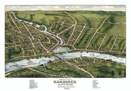 Picture of GARDINER MAINE - STONER 1878 