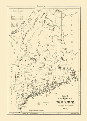 Picture of MAINE - COLMAN 1831 