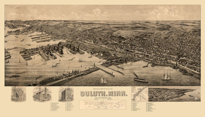 Picture of DULUTH MINNESOTA -1893