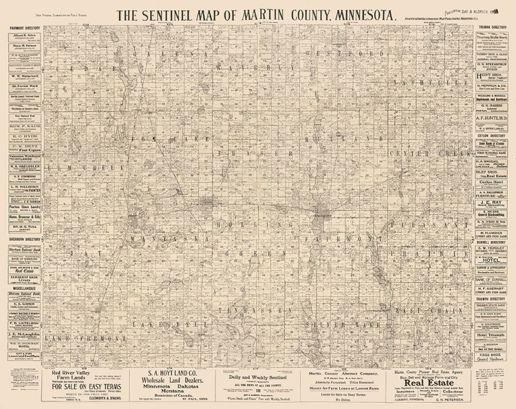 Picture of MARTIN COUNTY MINNESOTA - DAY 1901 