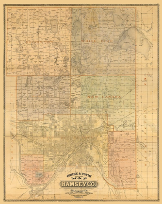 Picture of RAMSEY COUNTY MINNESOTA - POTTS 1885 