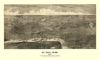 Picture of SAINT PAUL MINNESOTA - RICHARDS 1888 
