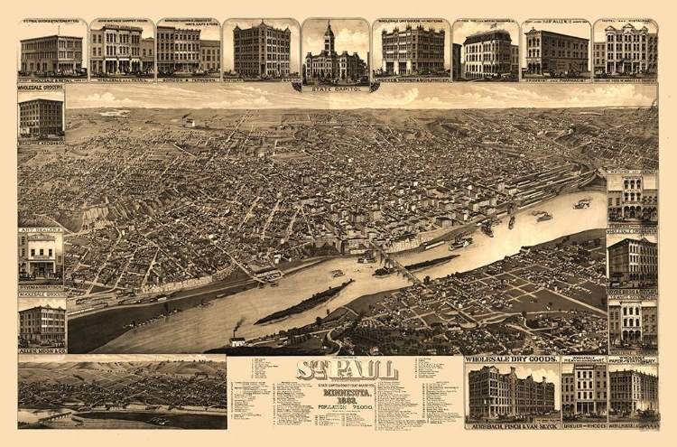 Picture of SAINT PAUL MINNESOTA - STONER 1883 