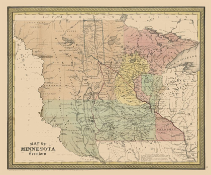 Picture of MINNESOTA - COPERTHWAIT 1852 