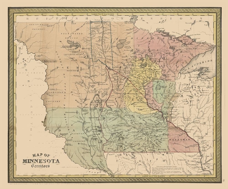 Picture of MINNESOTA - COPERTHWAIT 1852 