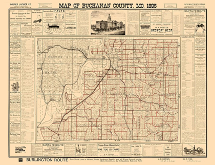 Picture of BUCHANAN COUNTY MISSOURI - RUTT 1895 