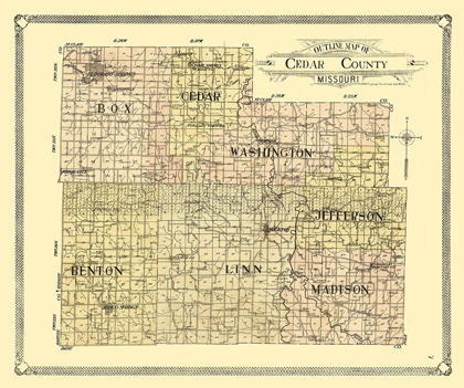 Picture of CEDAR COUNTY MISSOURI -1908