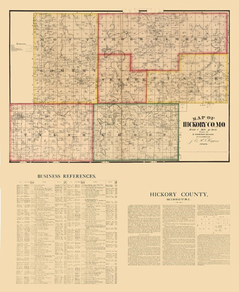 Picture of HICKORY COUNTY MISSOURI - HIGGINS 1880 