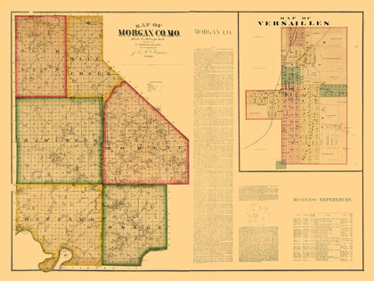 Picture of MORGAN COUNTY MISSOURI - HIGGINS 1880 