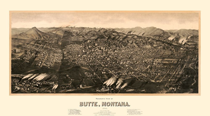 Picture of BUTTE MONTANA - WELLGE 1904 