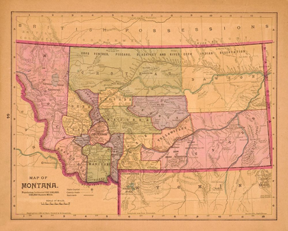 Picture of MONTANA - CROWELL 1890 