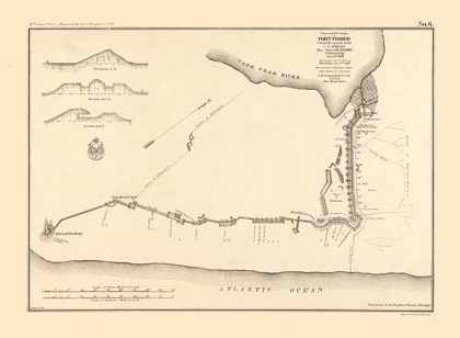 Picture of FORT FISHER NORTH CAROLINA - COMSTOCK 1865 