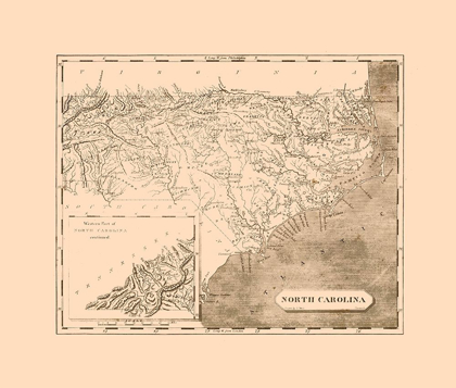 Picture of NORTH CAROLINA - LEWIS 1805 