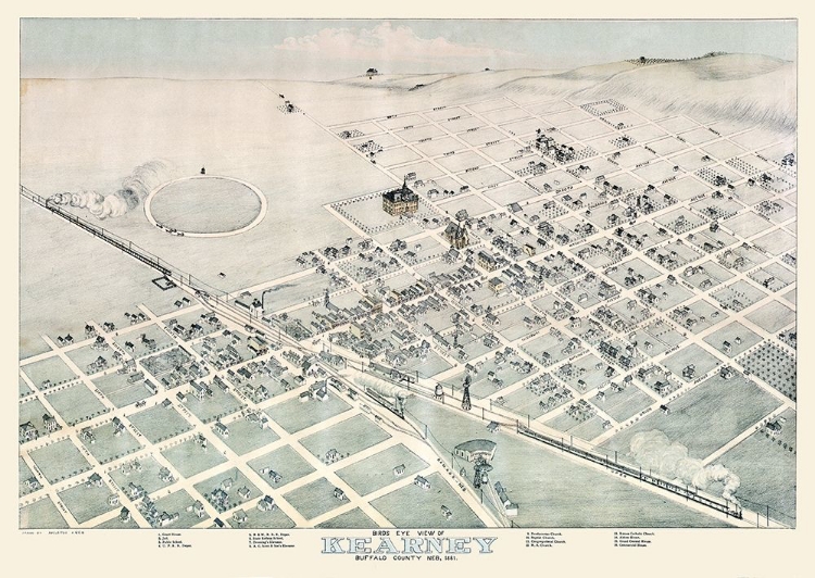 Picture of KEARNEY NEBRASKA - KOCH 1881 