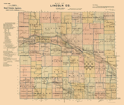 Picture of LINCOLN COUNTY NEBRASKA - FORT 1894 