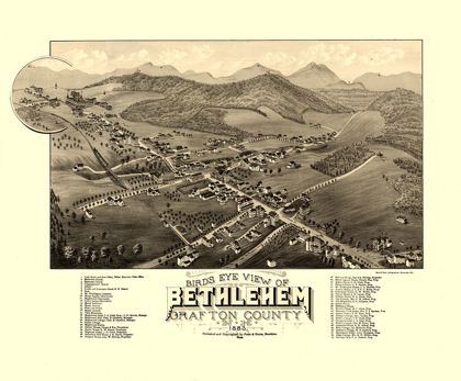 Picture of BETHLEHEM NEW HAMPSHIRE - NORRIS 1883 