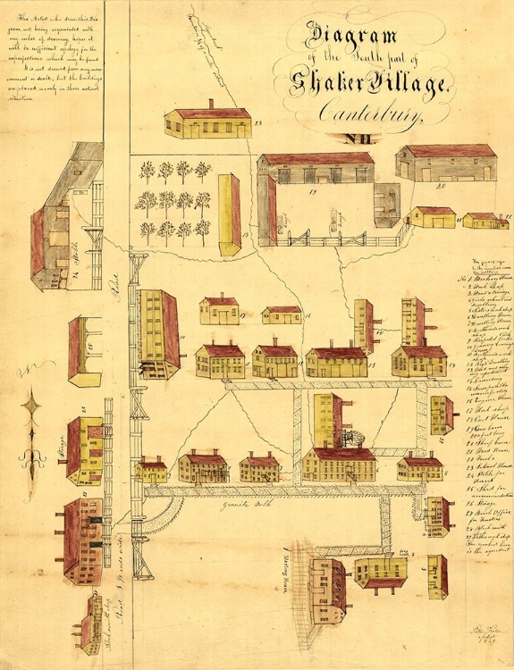 Picture of CANTERBURY NEW HAMPSHIRE - FOSTER 1849 