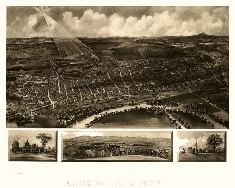 Picture of CONCORD NEW HAMPSHIRE - POOLE 1899 