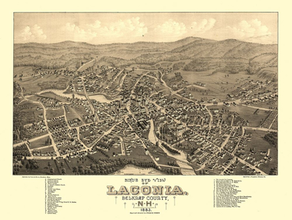 Picture of LACONIA NEW HAMPSHIRE - POOLE 1883 