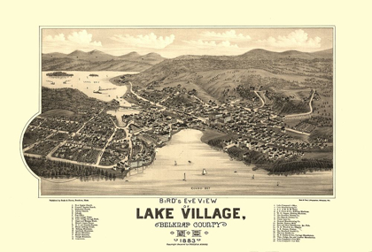 Picture of LAKE VILLAGE NEW HAMPSHIRE - POOLE 1883 