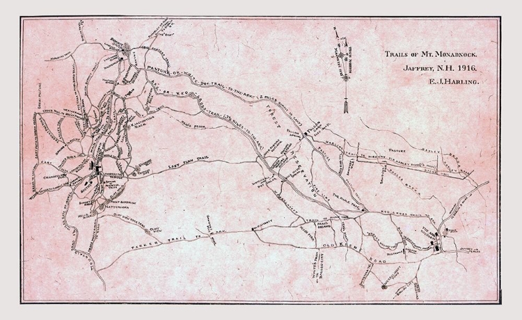 Picture of MONADNOCK NEW HAMPSHIRE - HARLING 1916 