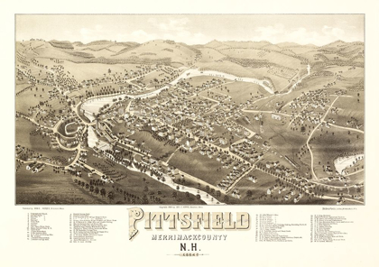 Picture of PITTSFIELD NEW HAMPSHIRE - NORRIS 1884 