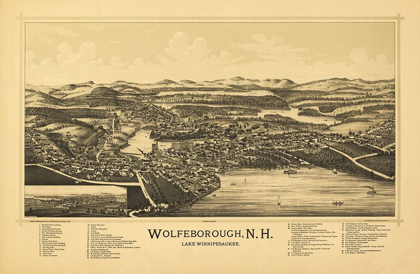 Picture of WOLFEBOROUGH NEW HAMPSHIRE -NORRIS 1889 