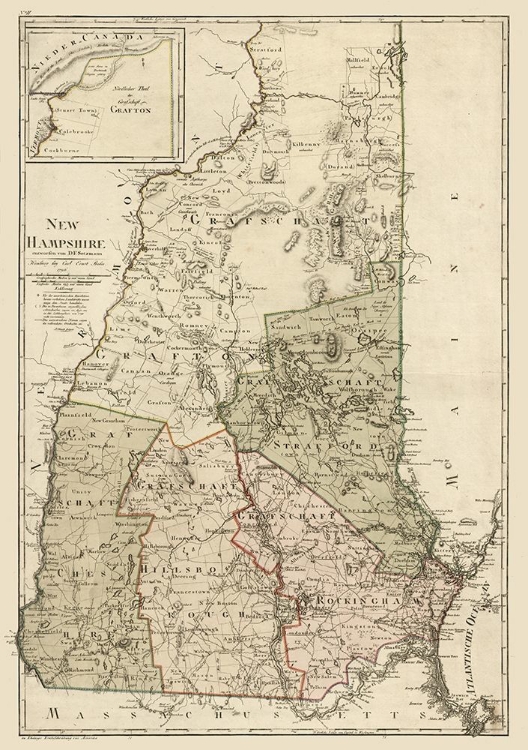 Picture of NEW HAMPSHIRE - SOTZMANN 1796 