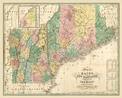 Picture of NEW HAMPSHIRE MAINE - CARTER 1826 