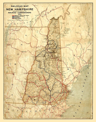 Picture of NEW HAMPSHIRE RAILROADS -1894