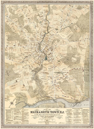 Picture of ELIZABETH TOWN NEW JERSEY - MEYER 1780 