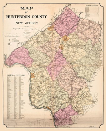 Picture of HUNTERDON NEW JERSEY - HICKS 1902 