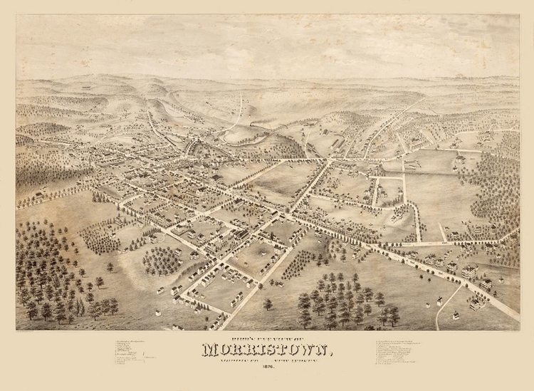 Picture of MORRISTOWN NEW JERSEY -1876