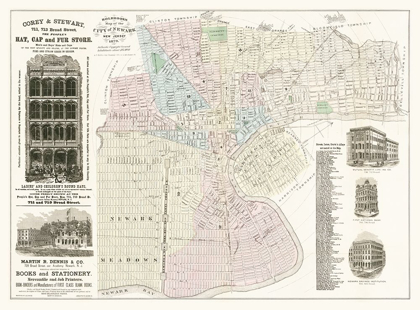 Picture of NEWARK NEW JERSEY - HOLBROOKS 1879 