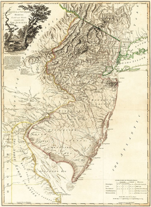 Picture of NEW JERSEY - FADEN 1778 