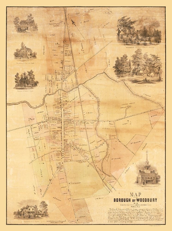Picture of WOODBURY NEW JERSEY - PIERSON 1854 