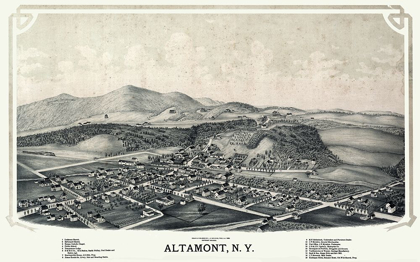 Picture of ALTAMONT NEW YORK - BURLEIGH 1889 