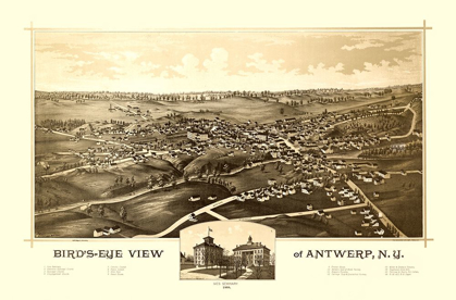 Picture of ANTWERP NEW YORK - BURLEIGH 1888 