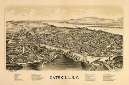 Picture of CATSKILL NEW YORK - BURLEIGH 1889 