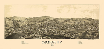 Picture of CHATHAM NEW YORK - BURLEIGH 1886 