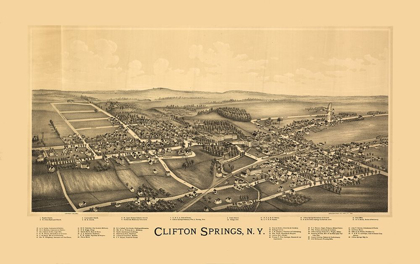 Picture of CLIFTON SPRINGS NEW YORK - BURLEIGH 1892 