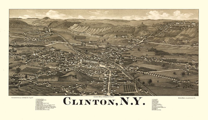 Picture of CLINTON NEW YORK - BURLEIGH 1885 