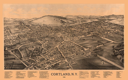 Picture of CORTLAND NEW YORK - BURLEIGH 1894 