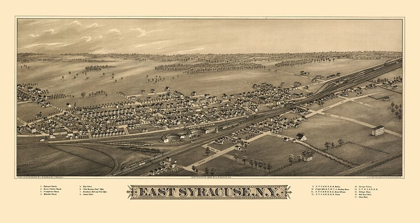 Picture of EAST SYRACUSE NEW YORK - BURLEIGH 1885 