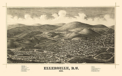 Picture of ELLENVILLE NEW YORK - BURLEIGH 1887 