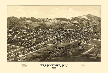Picture of FRANKFORT NEW YORK - BURLEIGH 1887 