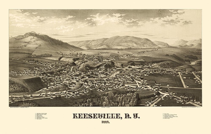 Picture of KEESEVILLE NEW YORK - BURLEIGH 1887 